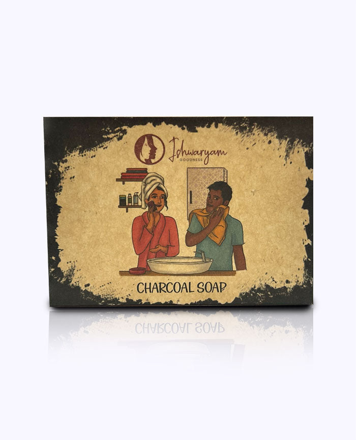Charcoal Soap – Ishwaryam Goodness | Oily Skin Care Tamil Nadu