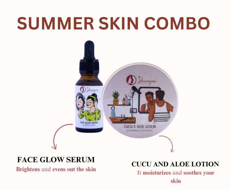 FACE GLOW SERUM & CUCU ALOE LOTION