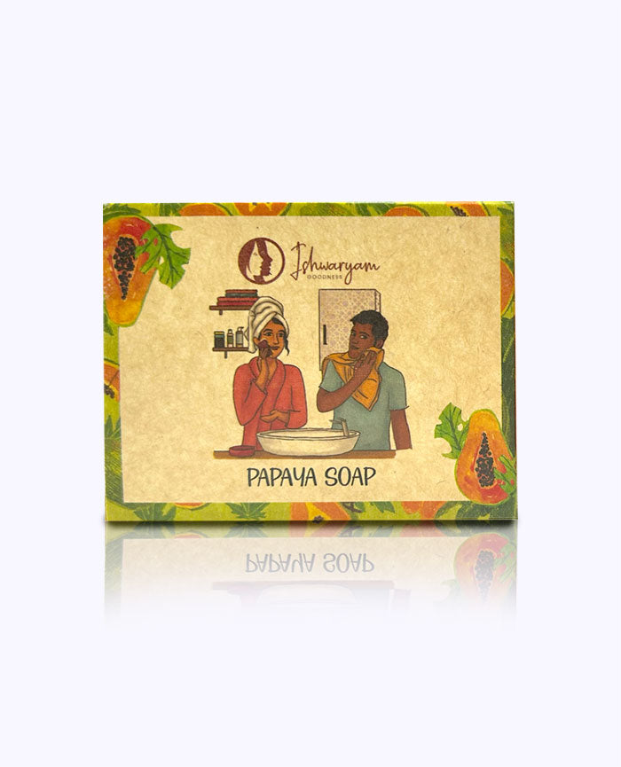 Papaya Soap – Ishwaryam Goodness | Glow Boost Tamil Nadu