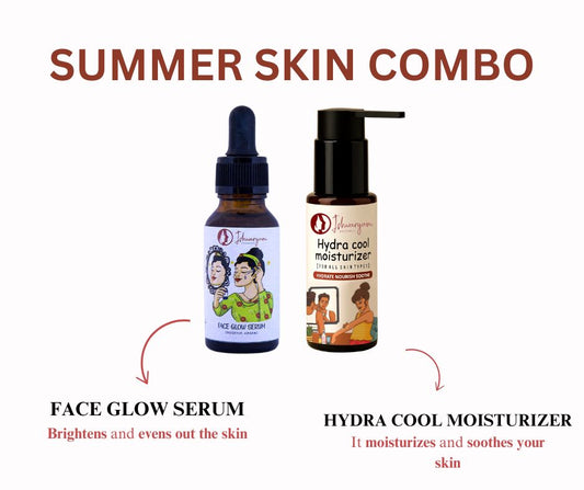 Face Glow Serum & Hydra Cool Moisturizer